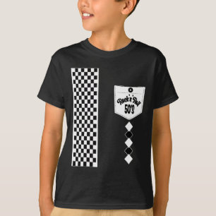 Camiseta Disfraces de Rockabilly Bowling Hop de calcetines 