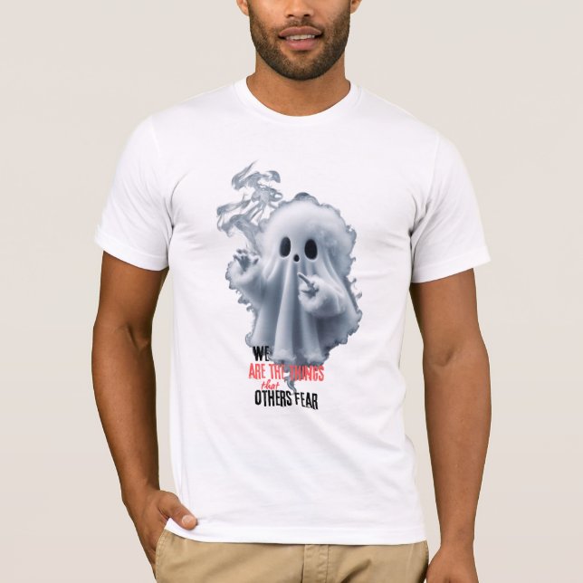 Camiseta Disfraces de Scary Ghost D1-Halloween (Anverso)