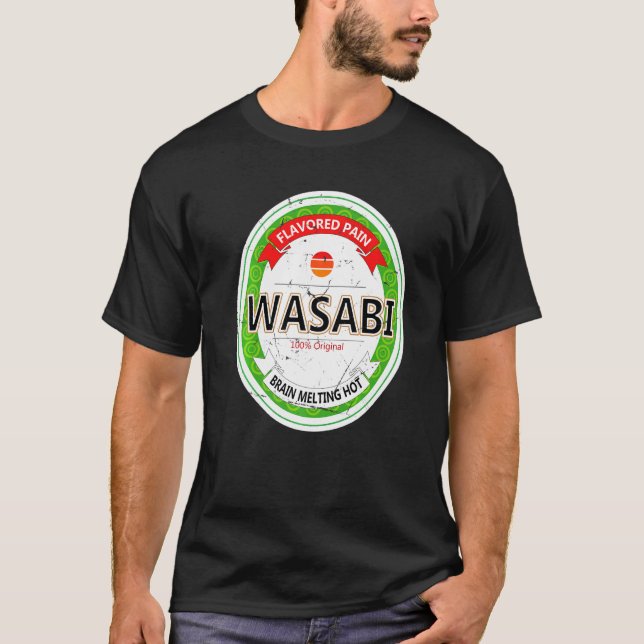 Camiseta Disfraces de sushi condicionado de Wasabi para Hal (Anverso)