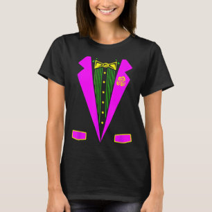 Camiseta Disfraces de Tuxedo Impresión Desfile de Carnaval 