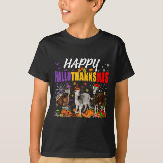 Camiseta Disfraces Divertidos Cabras Momia Peregrino Santa
