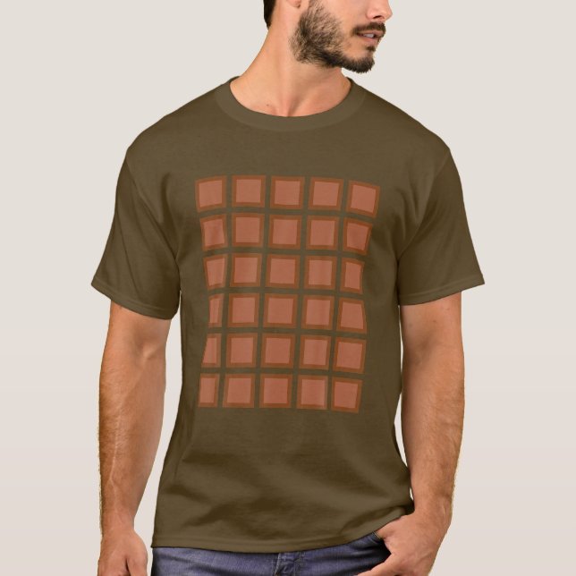 Camiseta Disfraces divertidos de chocolate para Halloween (Anverso)