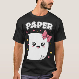 Camiseta Disfraces lindos de Halloween Tijeras de papel Roc