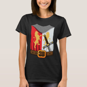 Camiseta Disfraces medievales de Knight Costume Halloween