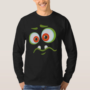 Camiseta Disfraz Cara de Monstruo Halloween Niños Adultos 8