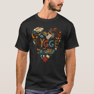 Camiseta Disfraz Cómodo Hygge para Mujeres Hombres Niños 2