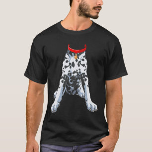 Camiseta Disfraz dálmata para la cosecha animal de perro de