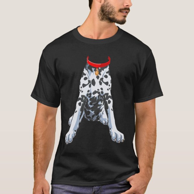 Camiseta Disfraz dálmata para la cosecha animal de perro de (Anverso)