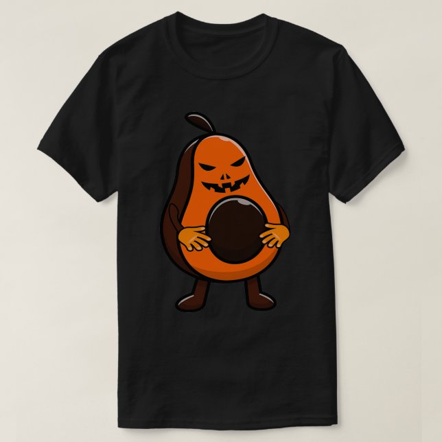 Camiseta Disfraz de aguacate de Halloween (Diseño del anverso)