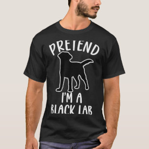 Camiseta Disfraz De Amante De Perros Labradores Negros Para
