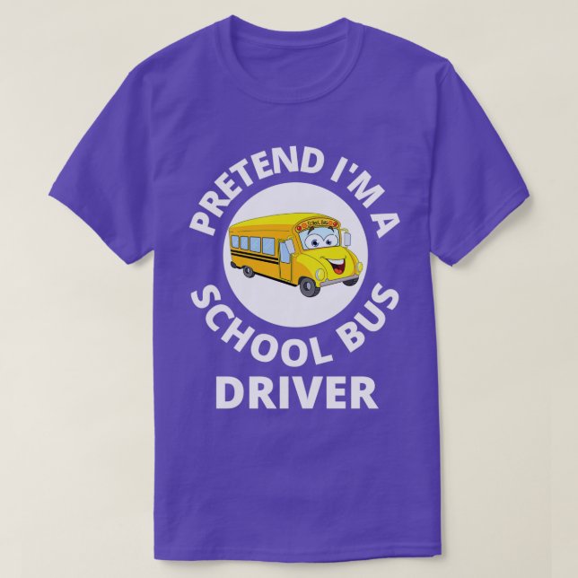 Camiseta Disfraz de autobús escolar predice Ix27m A Autobús (Diseño del anverso)