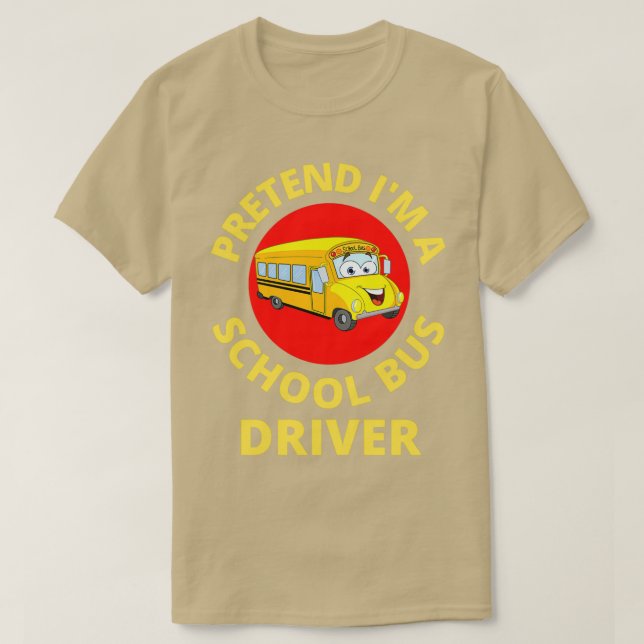 Camiseta Disfraz de autobús escolar predice Ix27m A Autobús (Diseño del anverso)