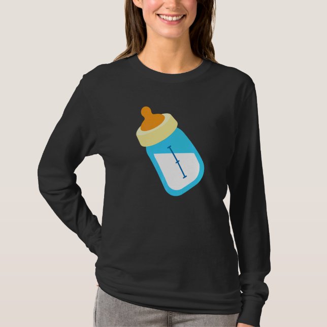 Camiseta Disfraz de biberón para alimentación con biberón   (Anverso)
