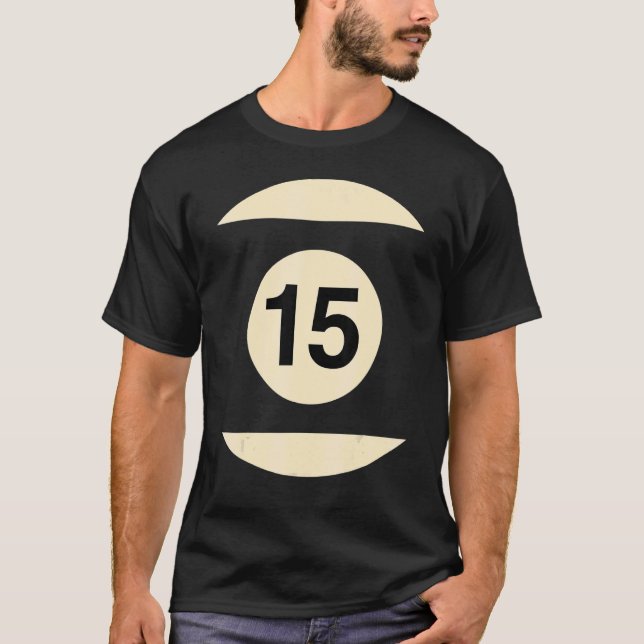 Camiseta Disfraz de Billiard como disfraz de la pelota no 1 (Anverso)