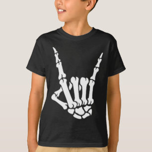 Camiseta Disfraz de bolsillo flojo de halloween de la mano