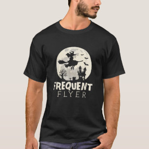 Camiseta disfraz de bruja de Halloween Millas Frecuentes