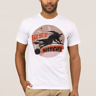 Camiseta Disfraz de bruja retro de Halloween fiesta