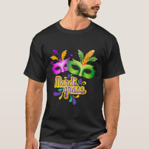 Camiseta Disfraz de Bufón de Mardi Gras 2024 Niñas Niños Ho