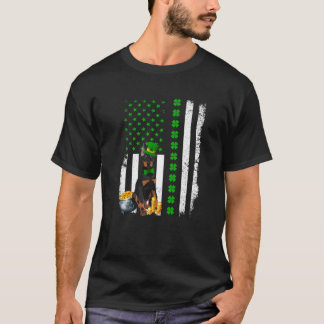 Camiseta Disfraz de cachorro del día de San Patricio para a