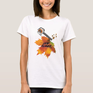 Camiseta Disfraz de caída de soplador de hojas