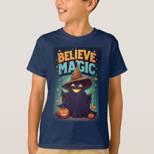 Camiseta Disfraz de Calabaza con Mascota de Halloween y Cal
