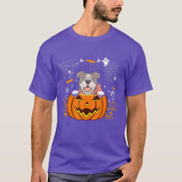 Camiseta Disfraz de calabaza de bulldog Gracioso disfraz de