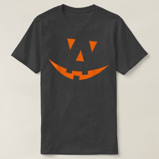 Camiseta Disfraz de calabaza de calabaza de Jack O' Lantern (Diseño del anverso)