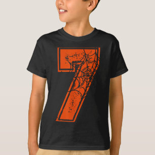 Camiseta Disfraz de calabaza de Halloween Número 7 67 Meme