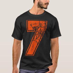 Camiseta Disfraz de calabaza de Halloween Número 7 67 Meme 
