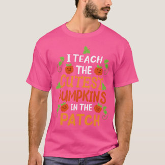 Camiseta Disfraz de calabaza de Halloween para profesor div