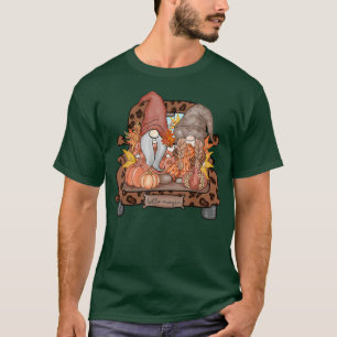 Camiseta Disfraz de camion gnomo de calabaza para niños de 