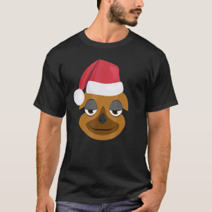 Camiseta Disfraz de Cara de Perezoso Animal Grande Cara Bon