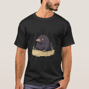 Camiseta Disfraz de Cara de Topo Adorable para Amantes de l