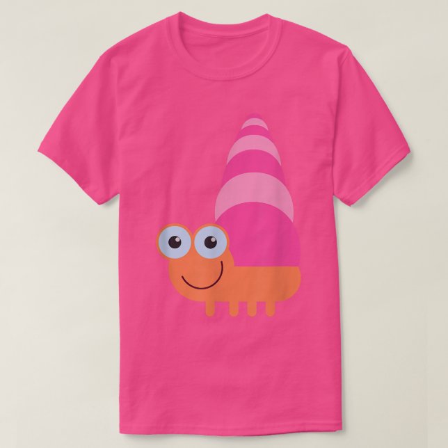 Camiseta disfraz de caracol colorido (Diseño del anverso)
