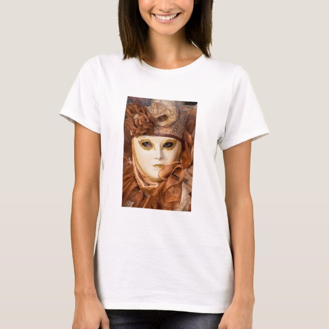 Camiseta Disfraz de Carnaval Naranja, Venecia (Anverso)