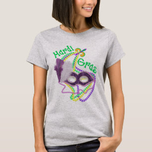 Camiseta Disfraz de celebración del Mardi Gras Fat el mart