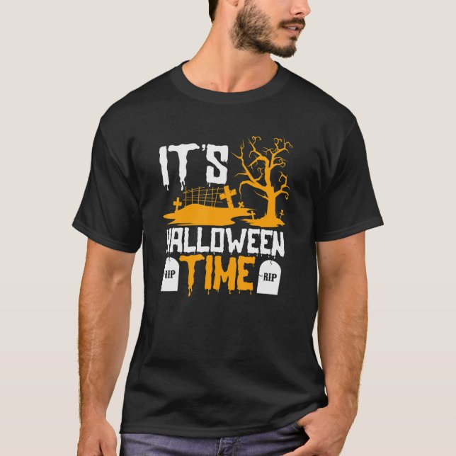 Camiseta Disfraz de cementerio de Halloween de los años 201 (Anverso)