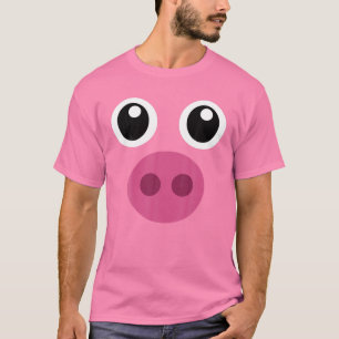 Camiseta Disfraz de Cerdo Divertido Regalo de Halloween