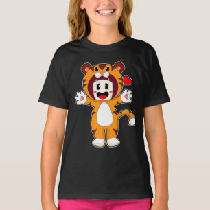 Camiseta Disfraz de Chica tigre