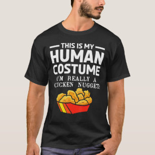 Camiseta Disfraz de comida rápida Carne de pollo delicioso