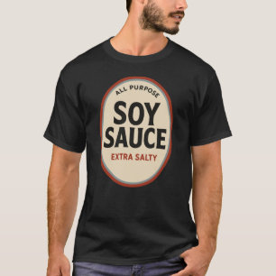 Camiseta Disfraz de condimento divertido de salsa de soja p