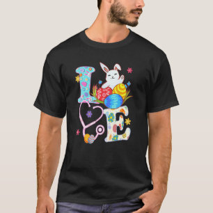 Camiseta Disfraz de conejo enfermera vida estetoscopio ropa