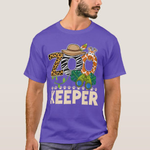 Camiseta Disfraz de cuidador de zoológico fiesta de Hallowe