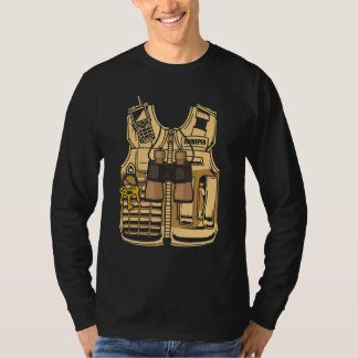 Camiseta disfraz de cuidador de zoológico Halloween safari 