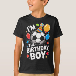 Camiseta Disfraz de cumpleaños de fútbol para niño Tema dep