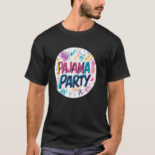 Camiseta Disfraz de Declaración de Fiesta de Pijama Colorid