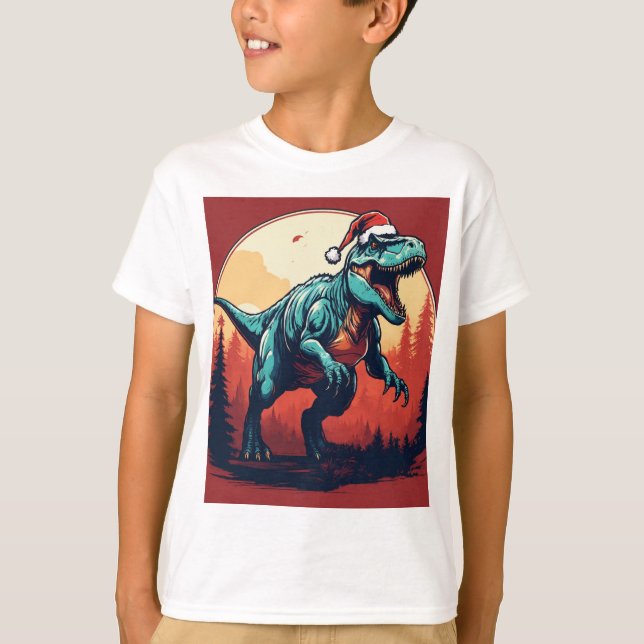 Camiseta Disfraz de Dino: ¡rugir con estilo! (Anverso)