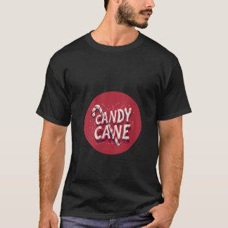 Camiseta Disfraz de discurso de bastón de caramelo bonito p
