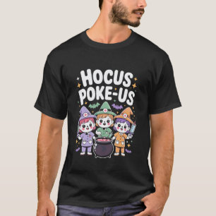 Camiseta Disfraz de enfermera bruja con humor Hocus Poke-Us