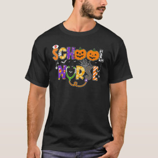 Camiseta Disfraz de enfermera escolar para Halloween Enferm